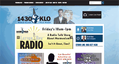 Desktop Screenshot of kloradio.com